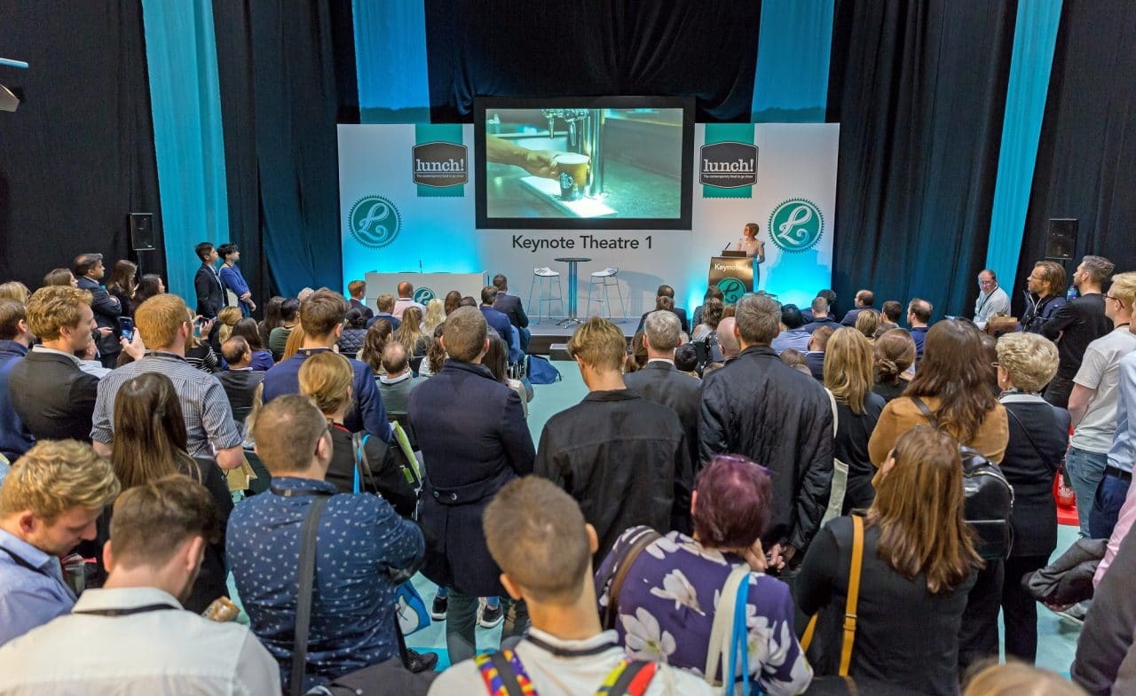 Coffee shop bosses complete lunch!’s Keynote line-up