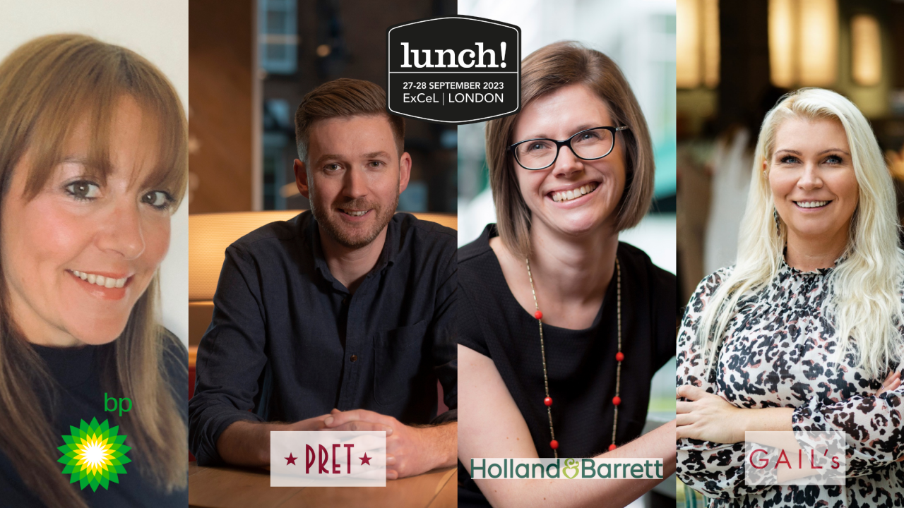 Pret, GAIL’s, BP, and Holland & Barrett confirmed for lunch! speaker line-up